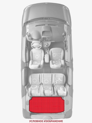 ЭВА коврики «Queen Lux» багажник для KIA Cerato (1G)